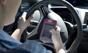 Distracted Phone Driving Accident, image by Knutson + Casey Minneapolis Accident Lawyers