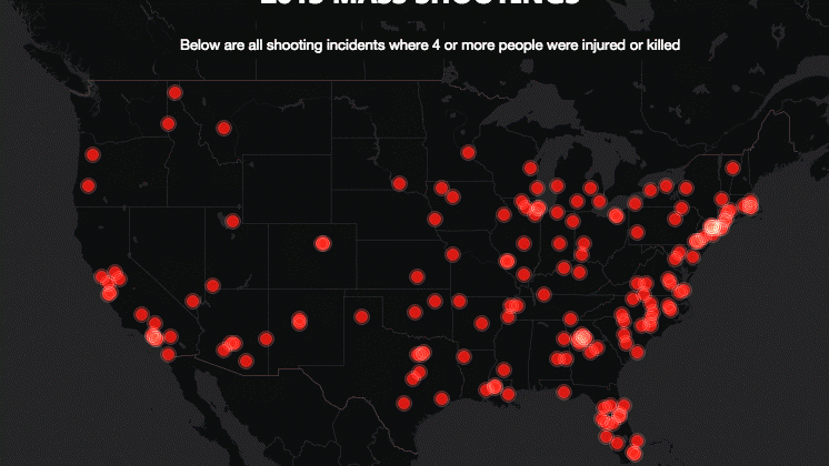 Mass Shootings Map