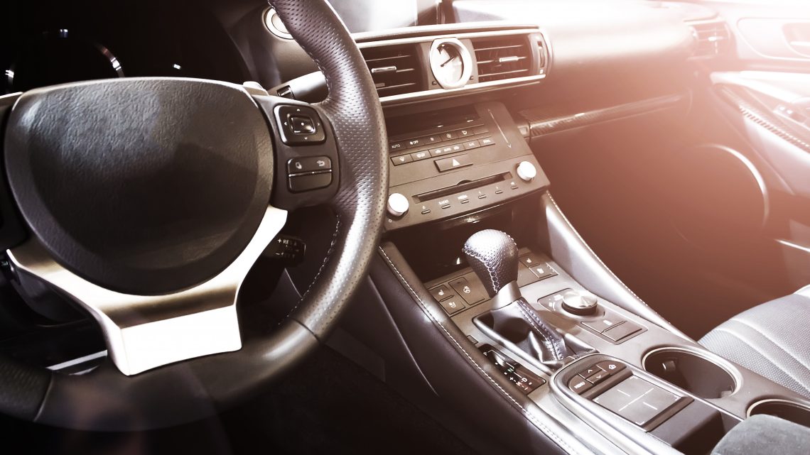 interior of a motor vehicle