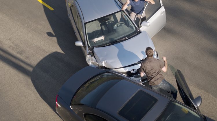 Road Rage Incident After a Car Crash