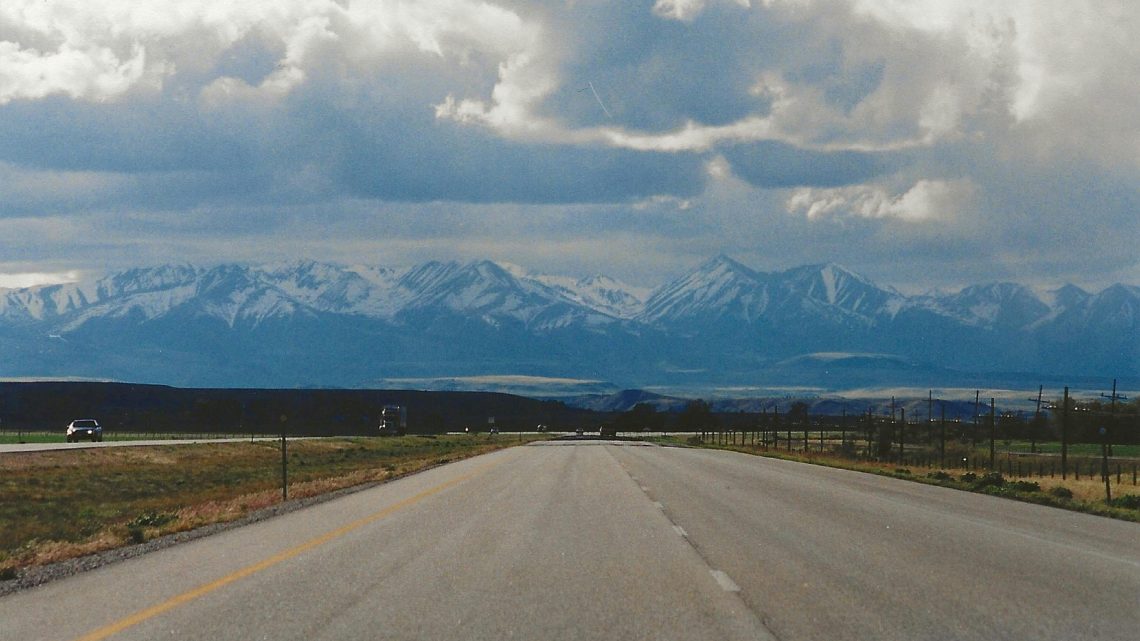 pov photo of a Colorado road stretch