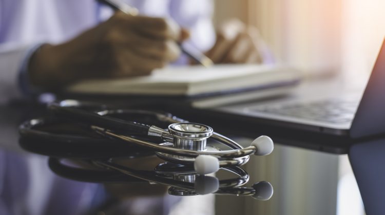 stethoscope on table